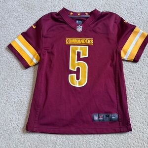 Washington Commanders Jayden Daniels #5 Youth Kids Medium Nike NFL Jersey